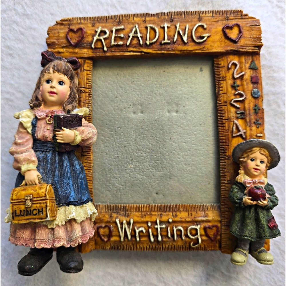 Boyds Bears Yesterdays Child Frame Laura Jane School 1E First Edition Dollstone.